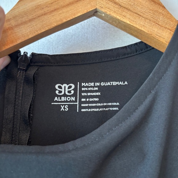 Albion Womens Black Ruffle Cap Sleeve One piece casual shorts Romper size XS - Picture 8 of 9